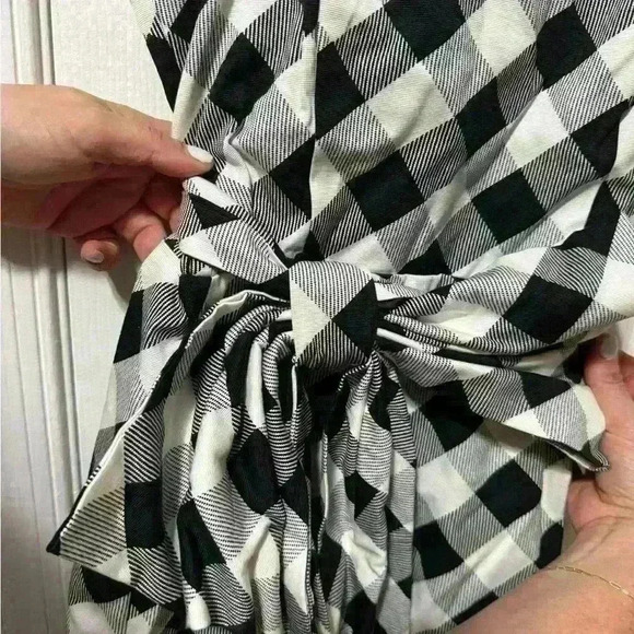 White House Black Market Gingham Sheath Dress Size 2 NWT - Picture 9 of 14